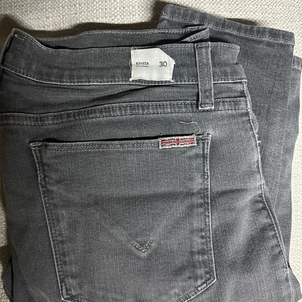 Hudson Grey Skinny Jeans